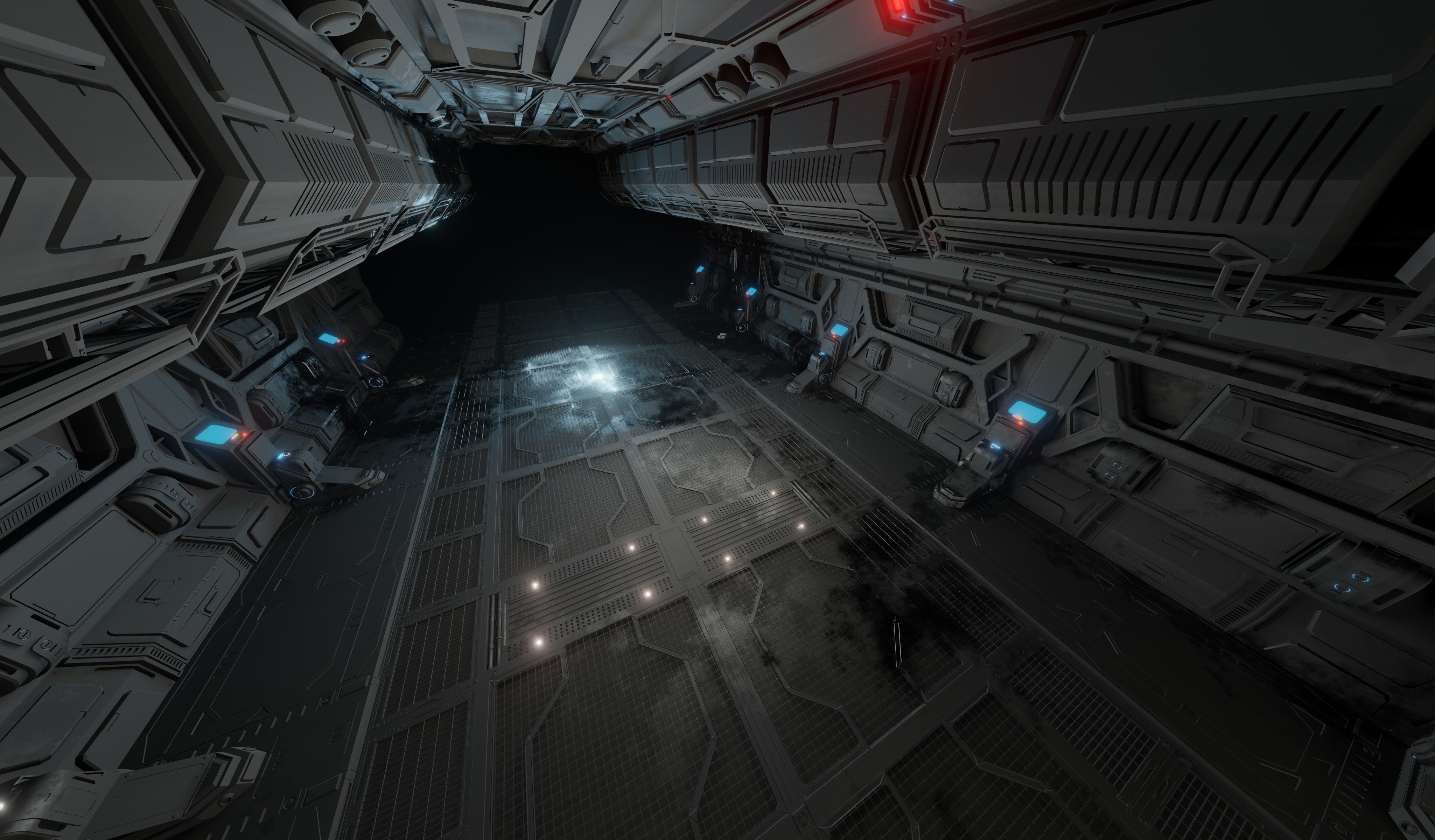 Sci-fi laboratory work room 3D model_28