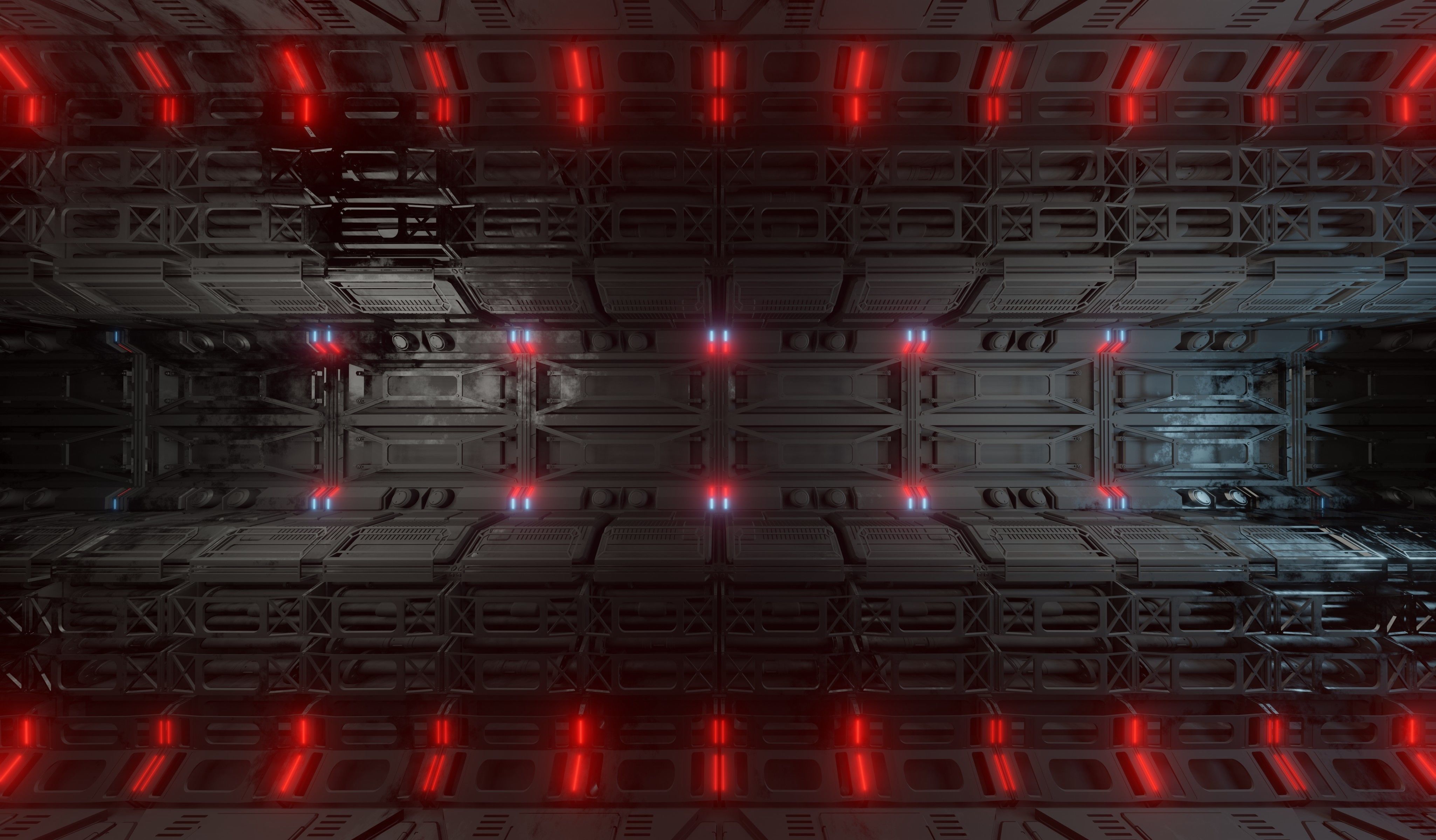 Sci-fi laboratory work room 3D model_26