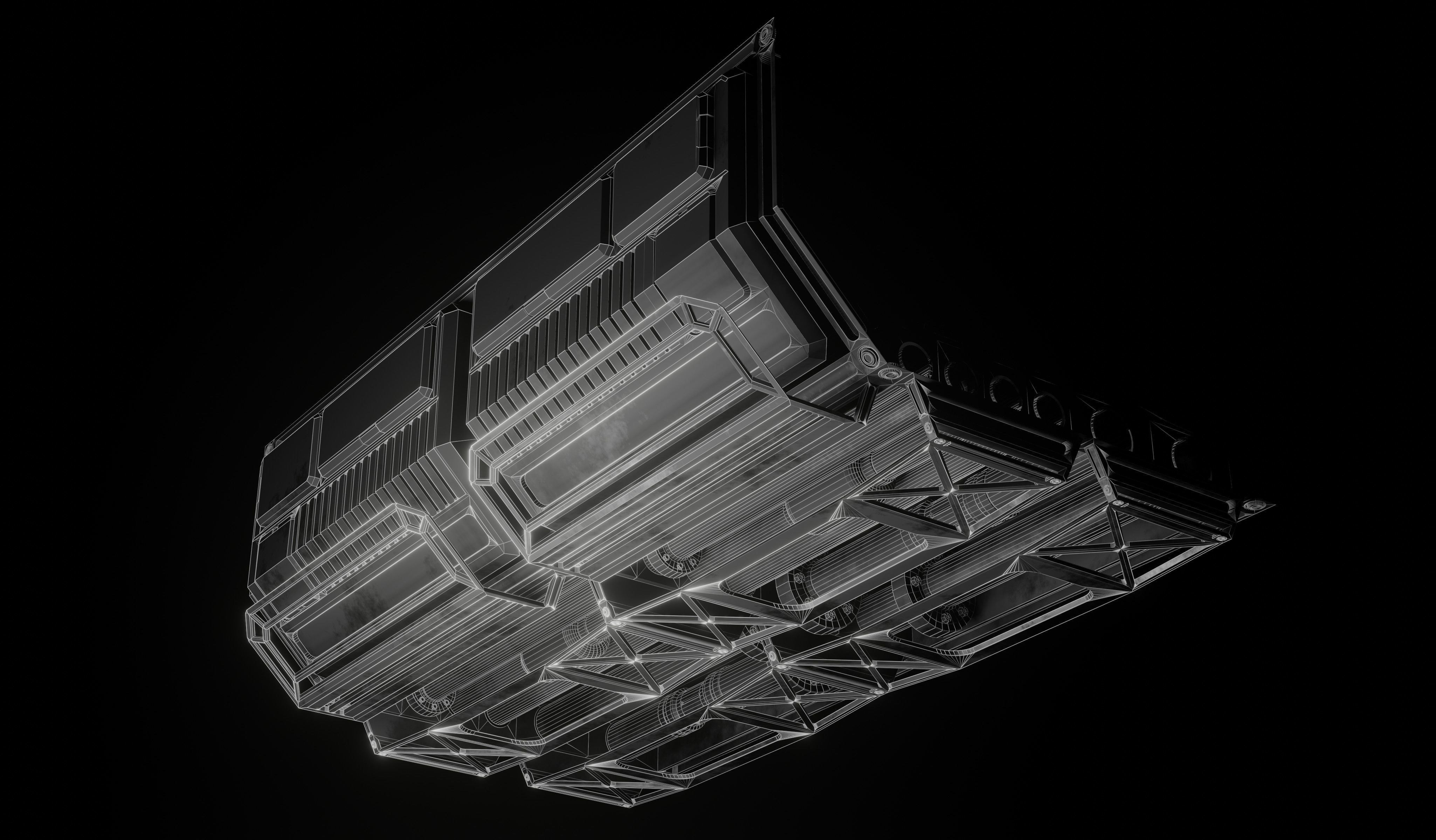 Sci-fi laboratory work room 3D model_7