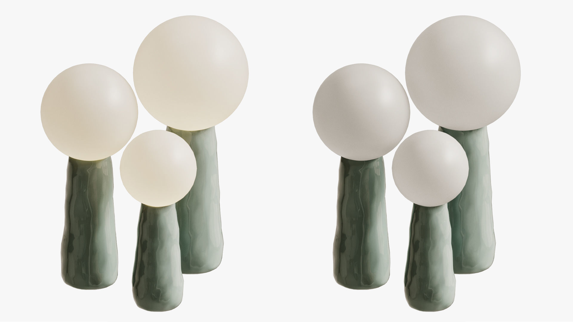 table lamp kokeshi 3D model_2