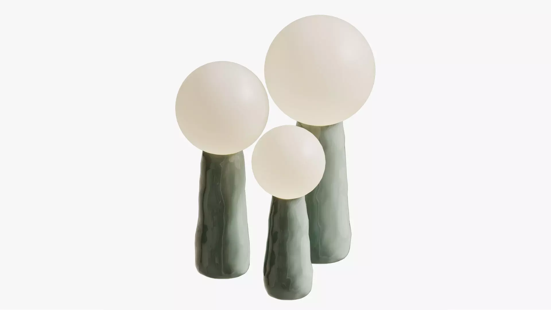 table lamp kokeshi 3D model_0