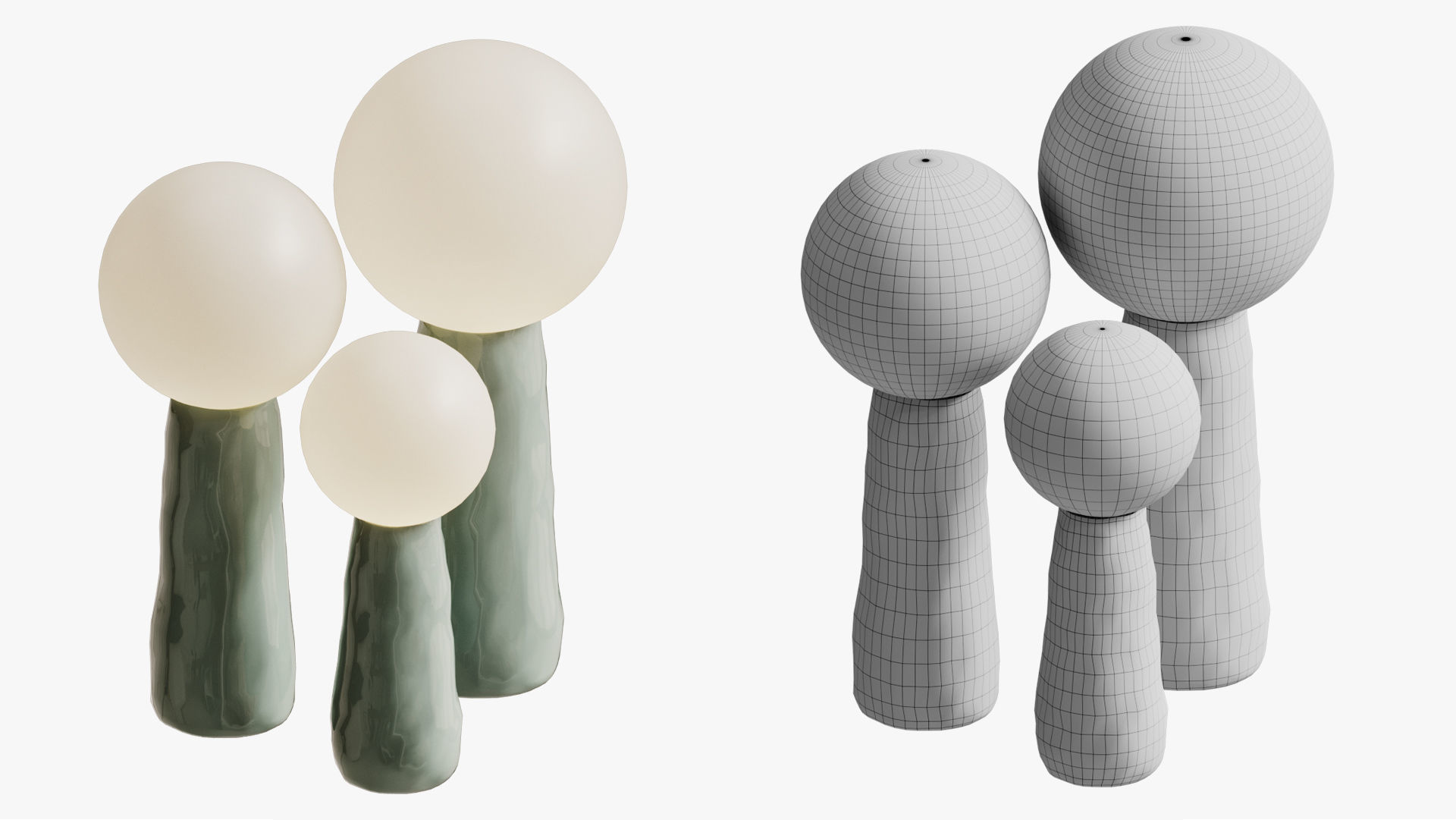 table lamp kokeshi 3D model_5