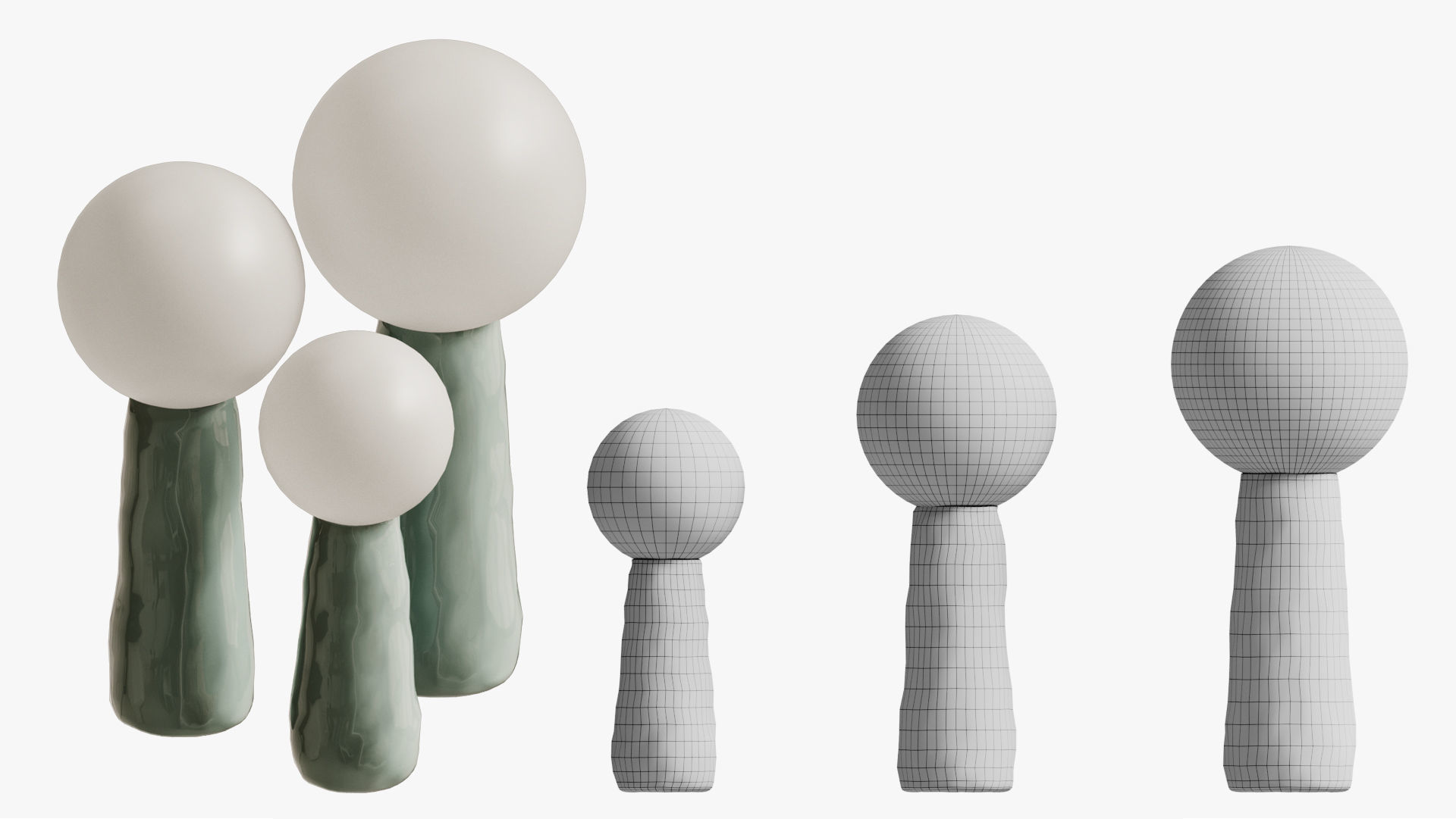 table lamp kokeshi 3D model_6