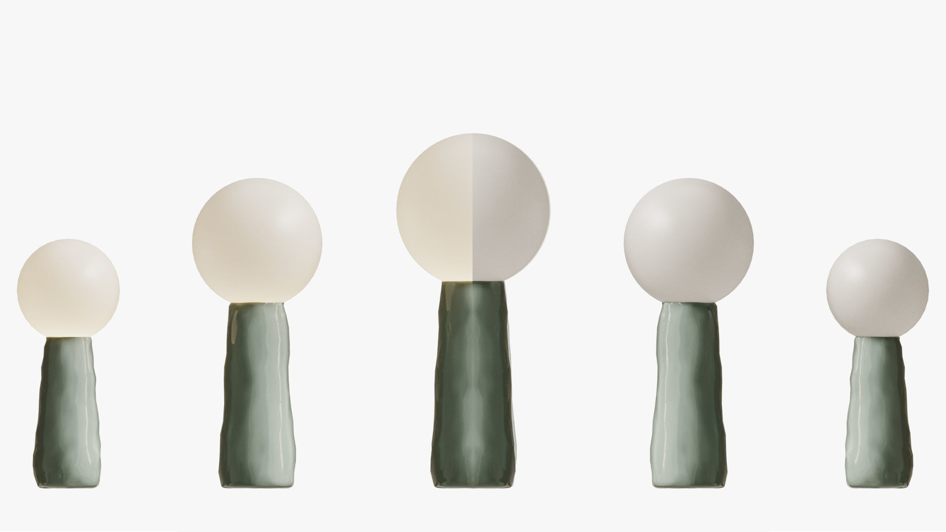 table lamp kokeshi 3D model_4