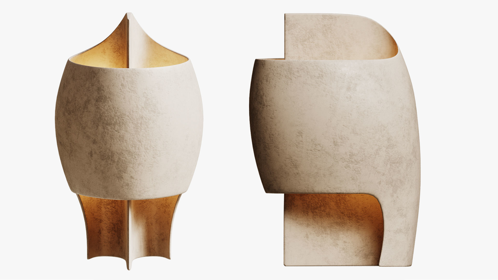 B Lamp White by Thierry Dreyfus x Nymphenburg 3D model_2