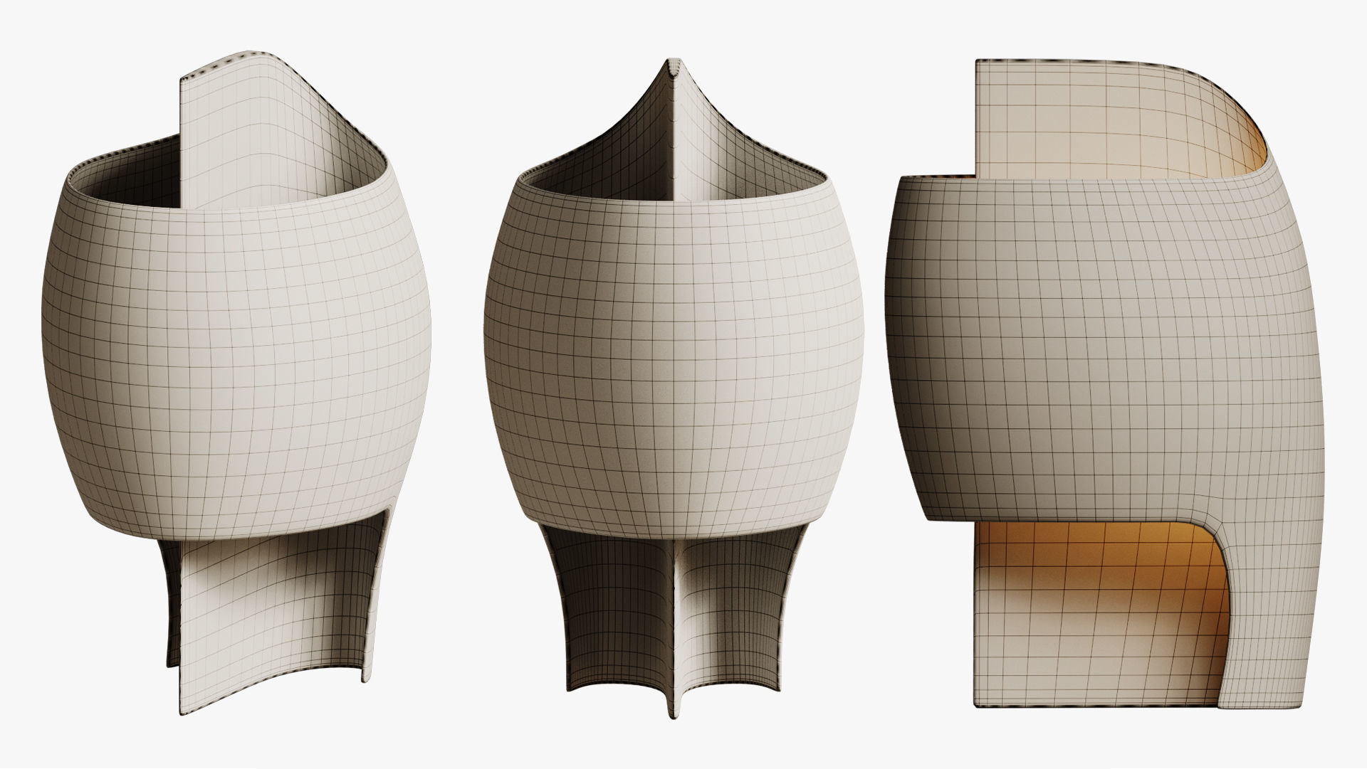 B Lamp White by Thierry Dreyfus x Nymphenburg 3D model_6