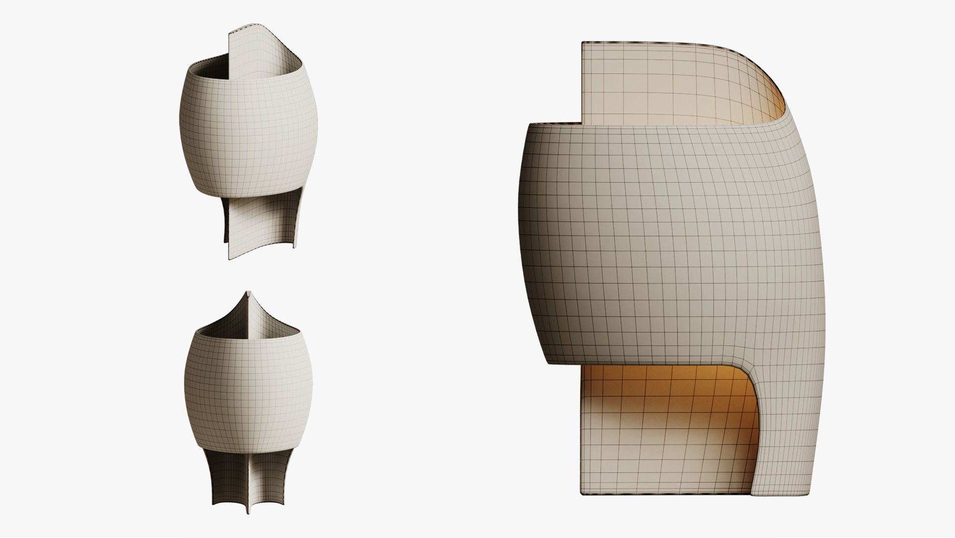 B Lamp White by Thierry Dreyfus x Nymphenburg 3D model_5