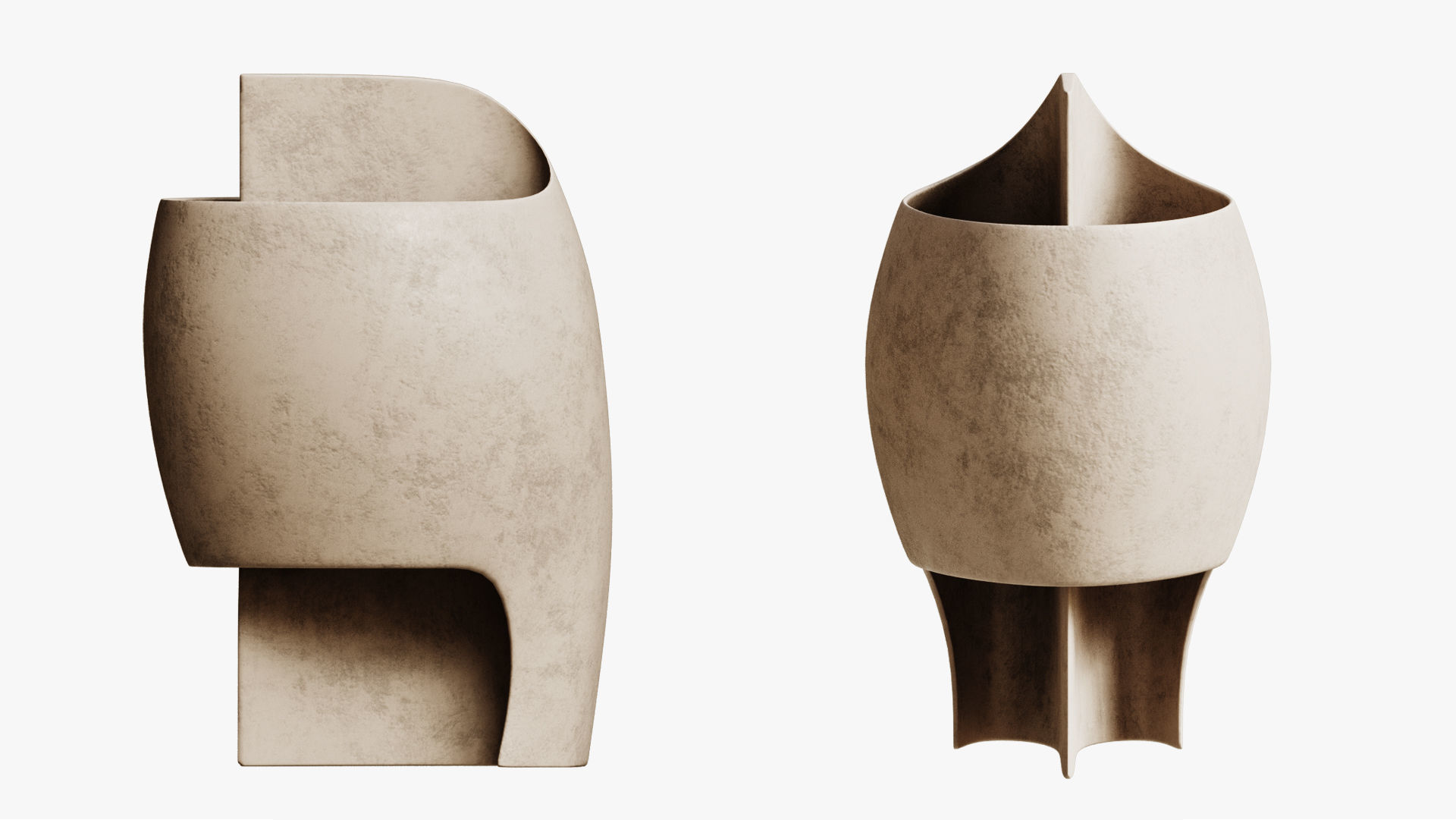 B Lamp White by Thierry Dreyfus x Nymphenburg 3D model_3