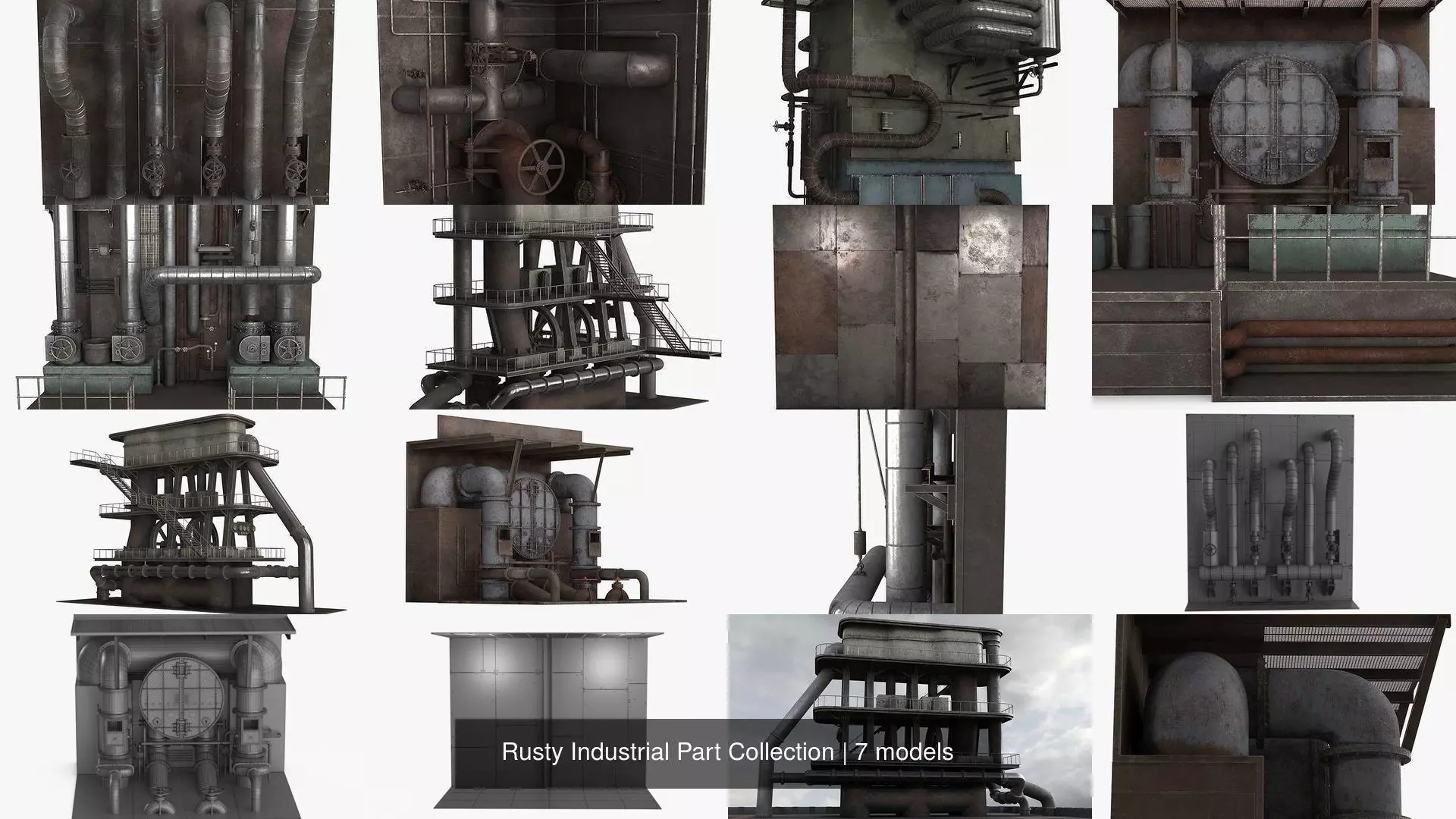 Rusty Industrial Part Collection _8