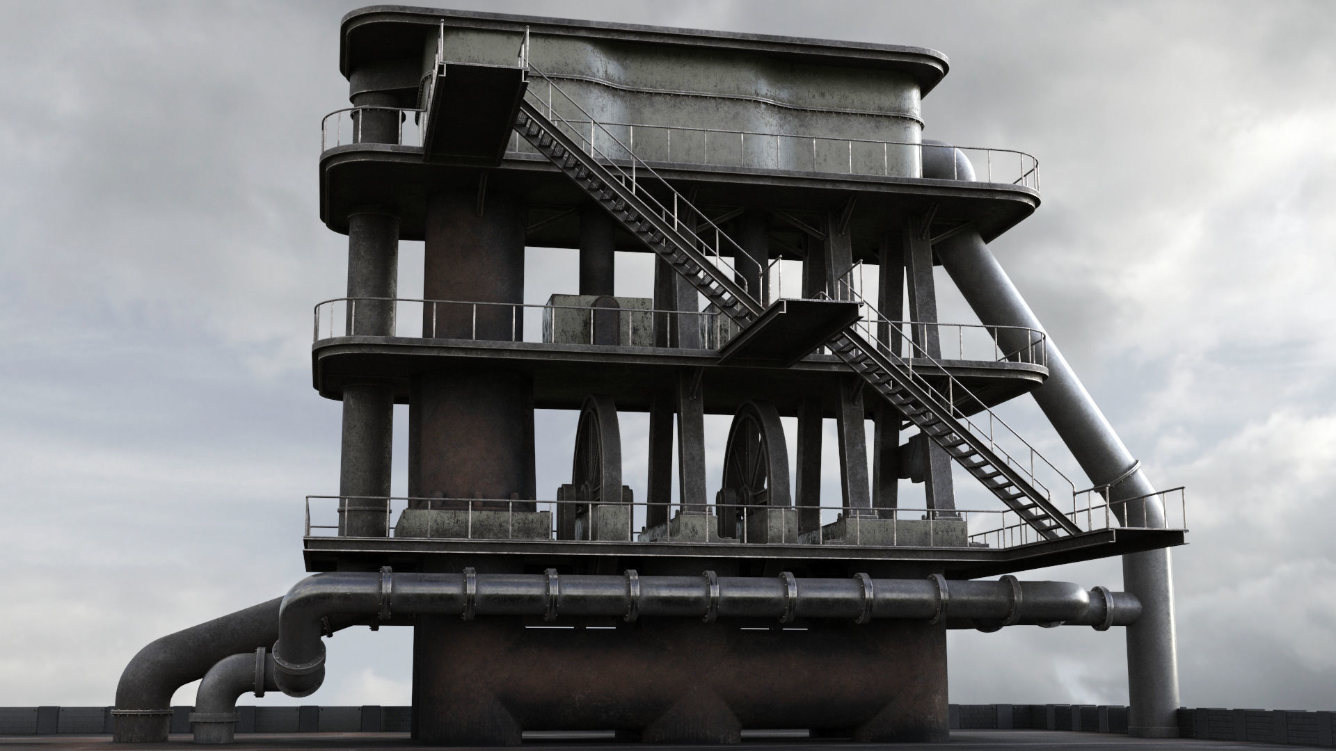 Rusty Industrial Part Collection _48