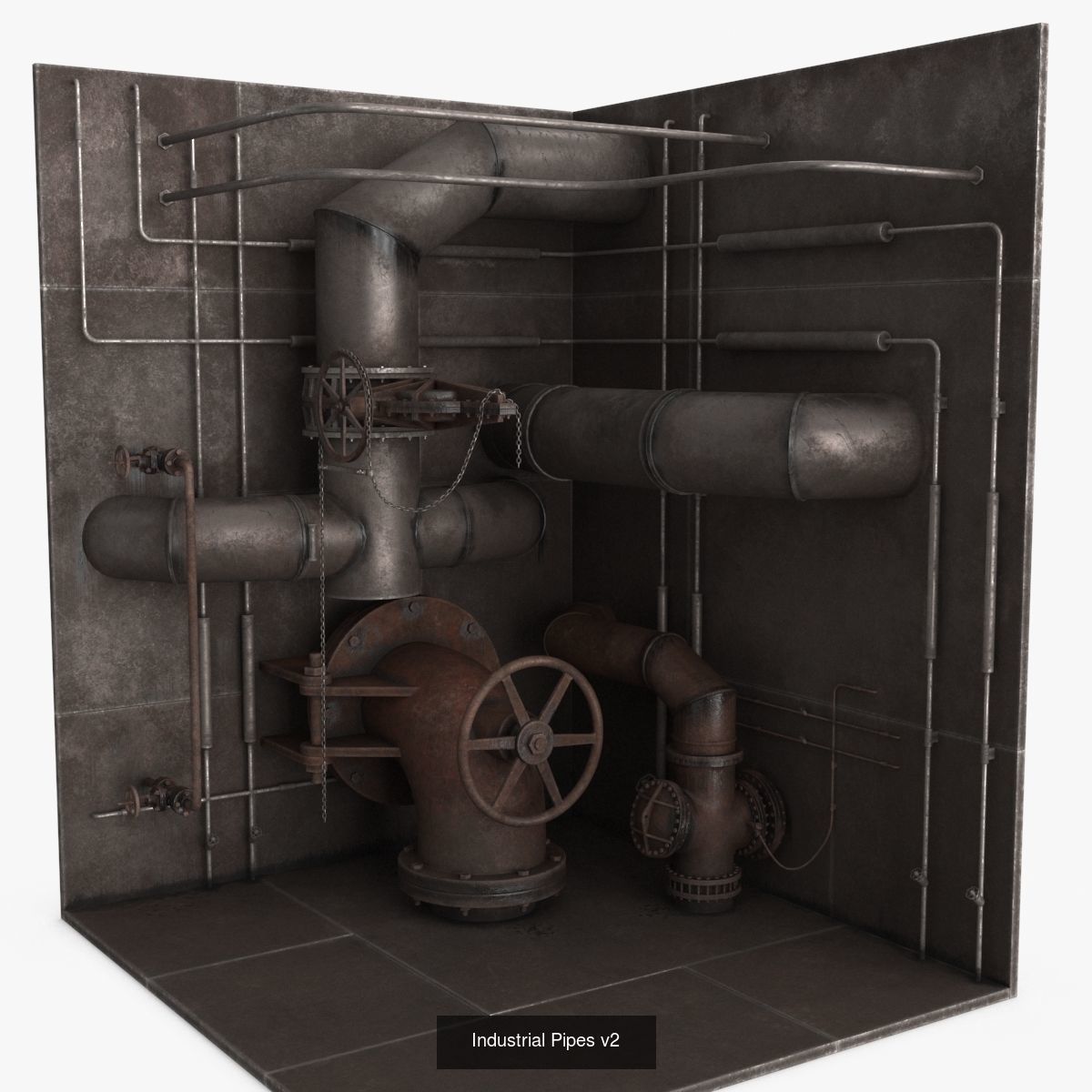 Rusty Industrial Part Collection _11