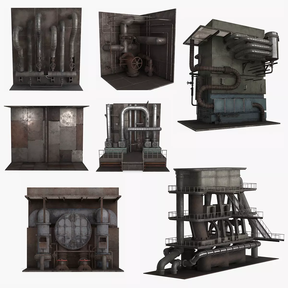 Rusty Industrial Part Collection _0
