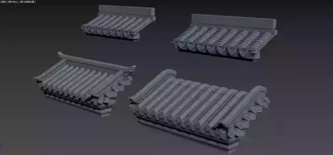 Eaves of ancient Chinese architecture