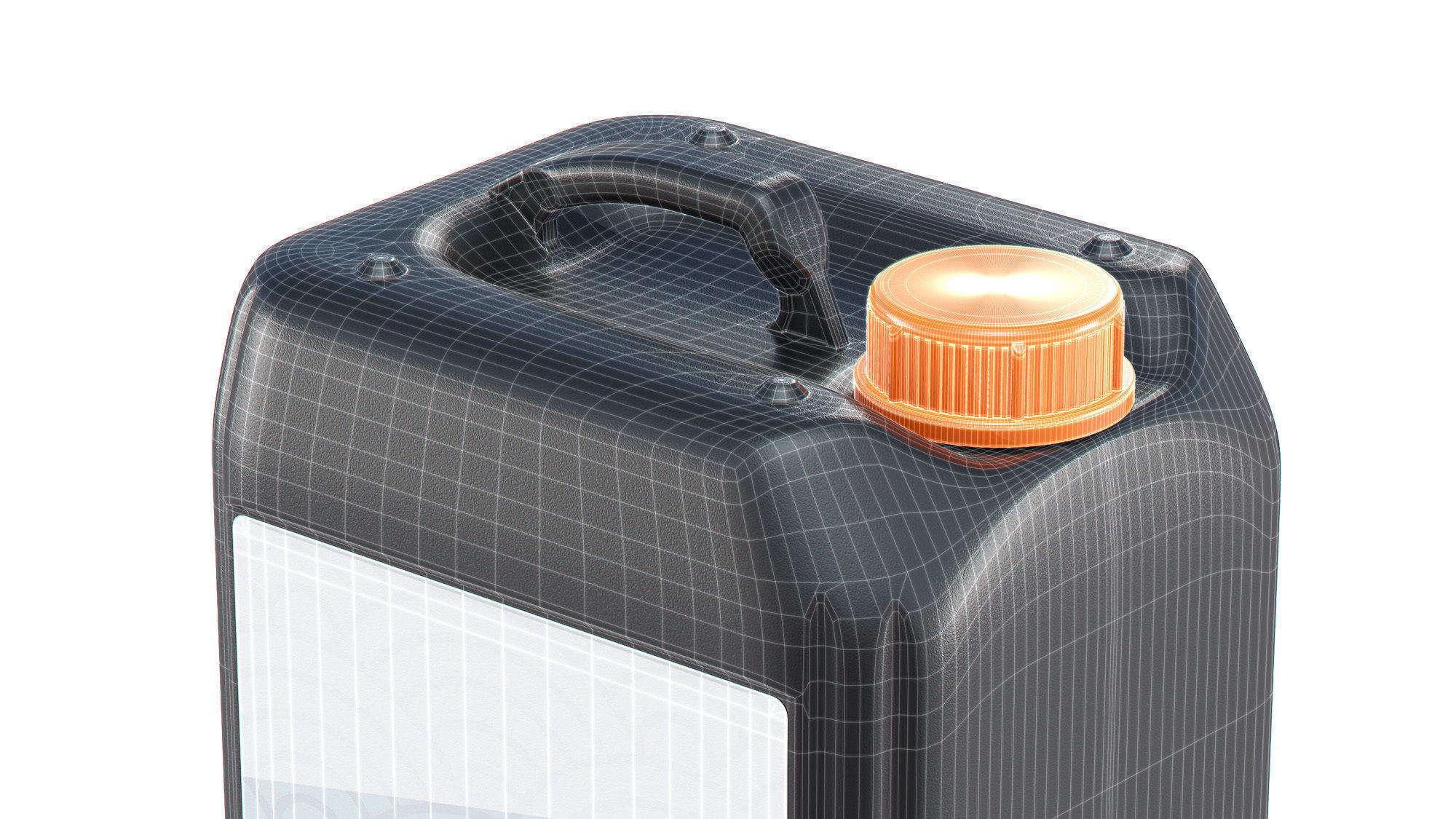 Plastic Jerrycans Set 3D Model Collection_7