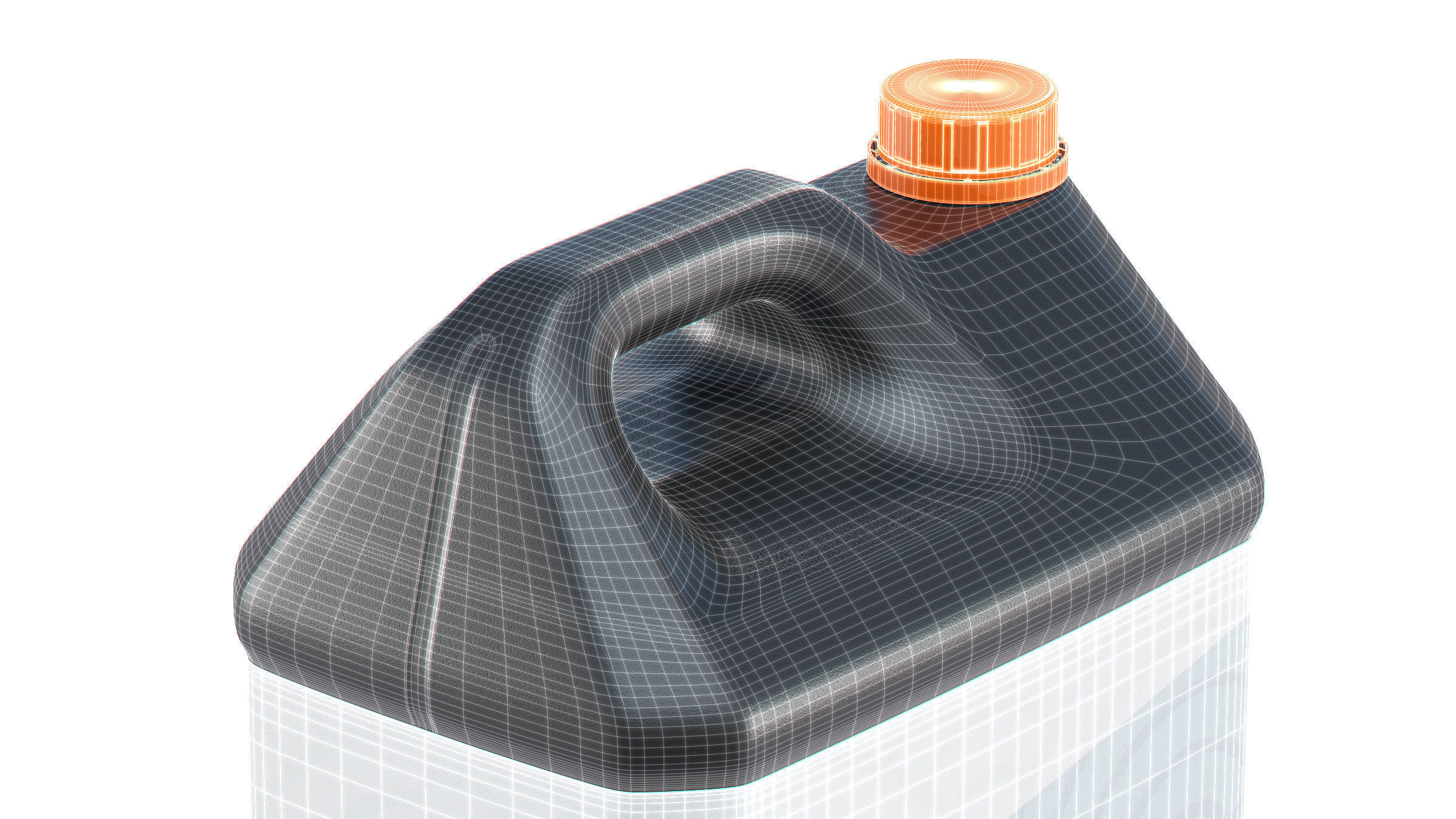 Plastic Jerrycans Set 3D Model Collection_33