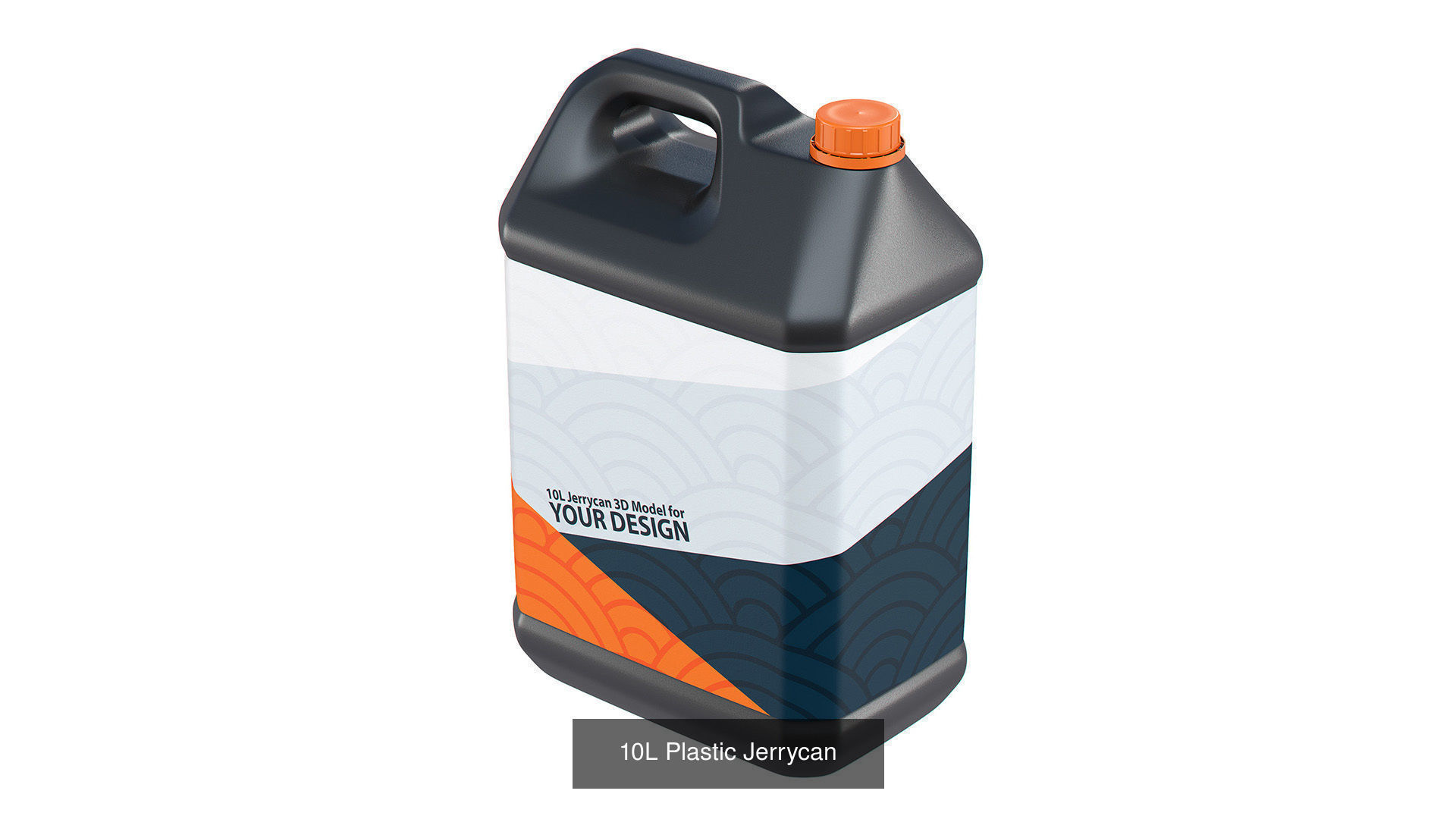 Plastic Jerrycans Set 3D Model Collection_29