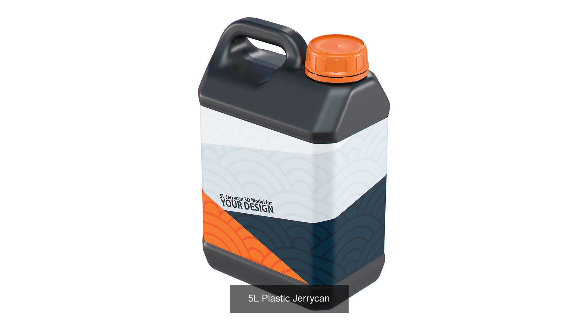 Plastic Jerrycans Set 3D Model Collection_21