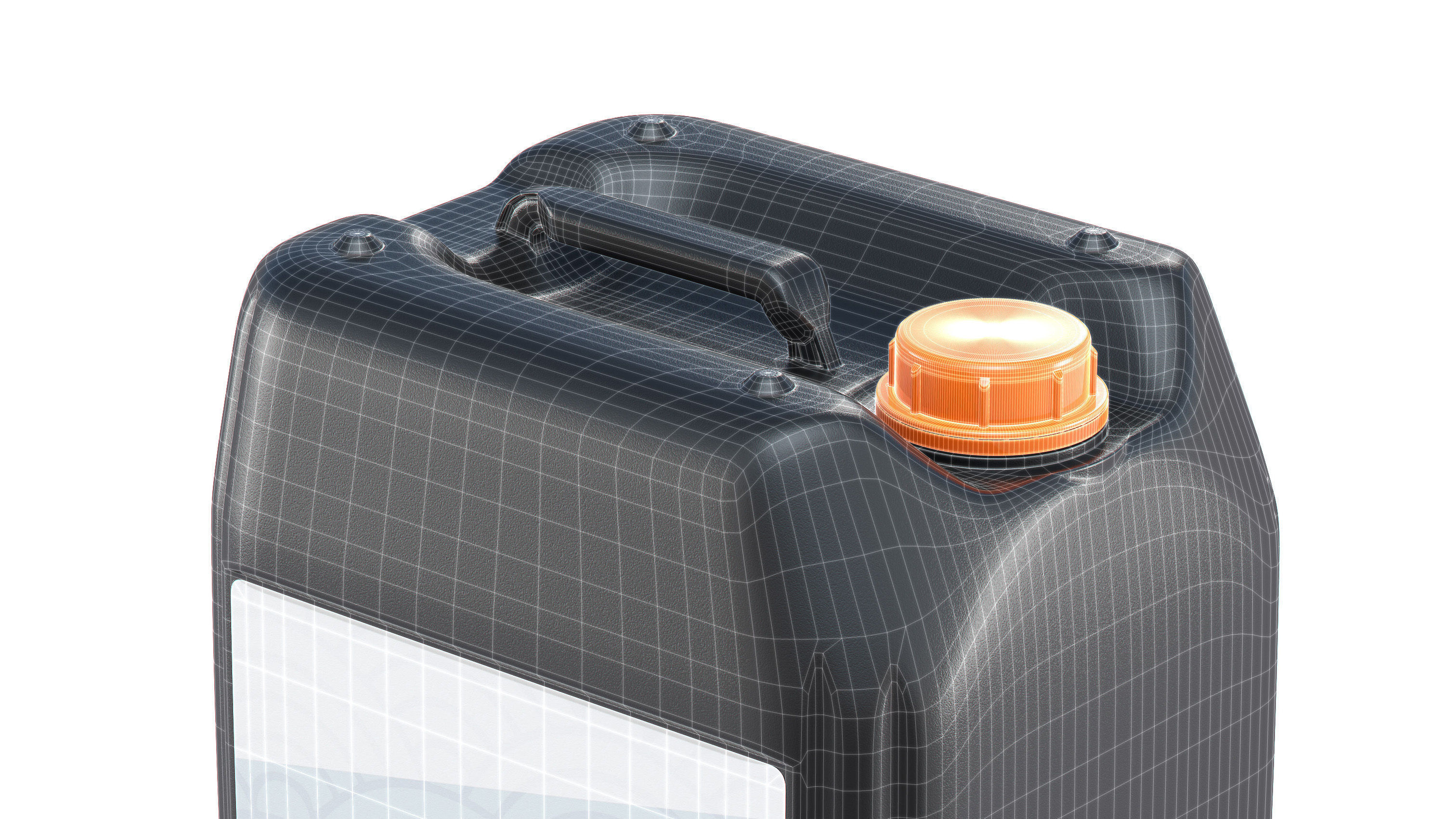 Plastic Jerrycans Set 3D Model Collection_15