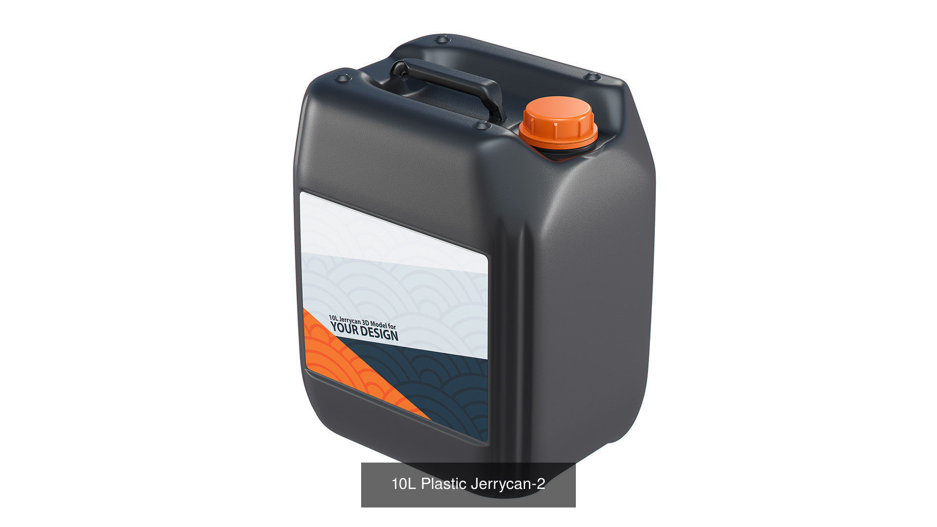 Plastic Jerrycans Set 3D Model Collection_13