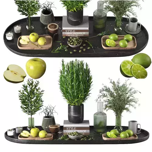 kitchen accessories 12 3D model