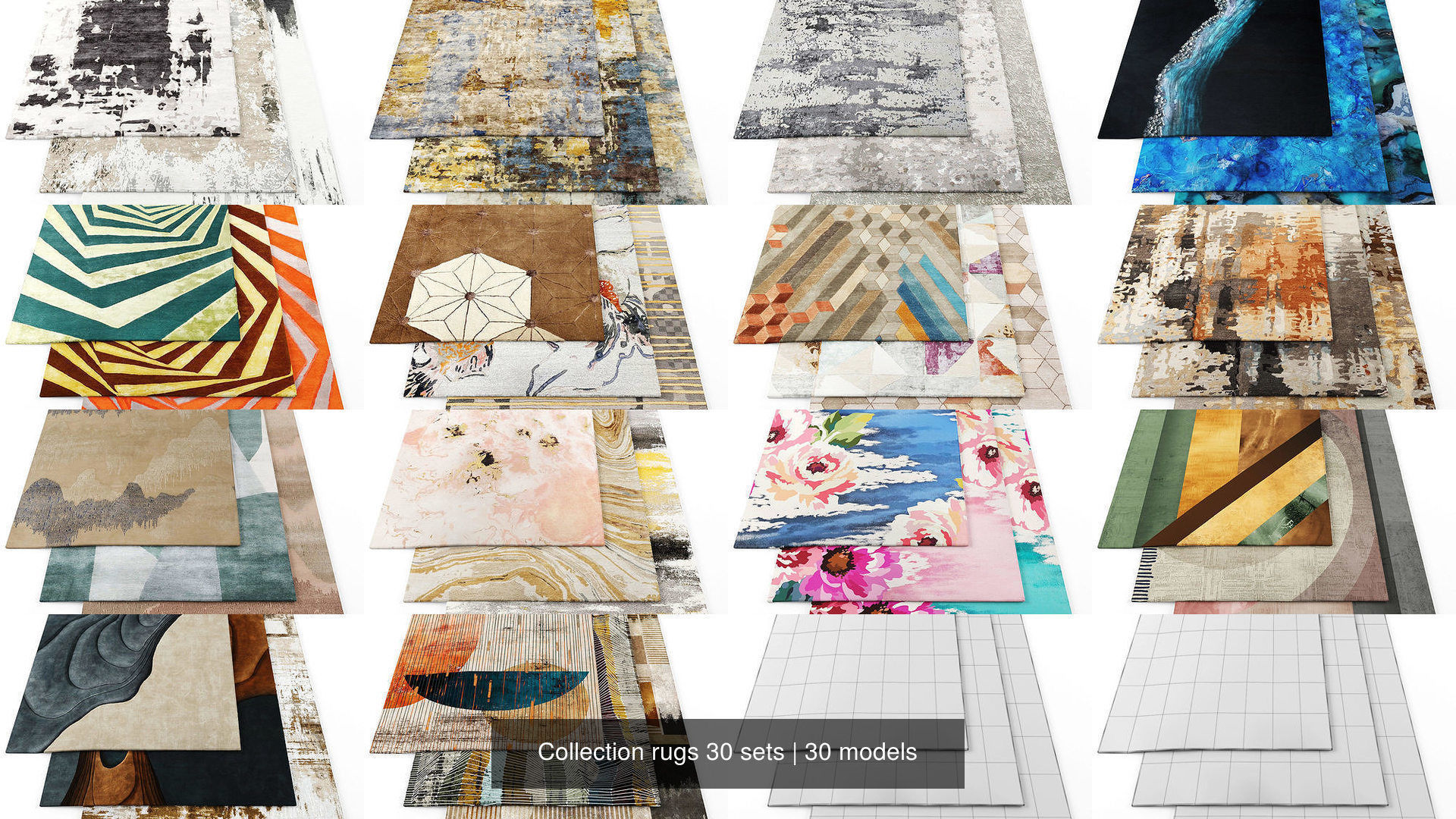 Collection rugs 30 sets _1