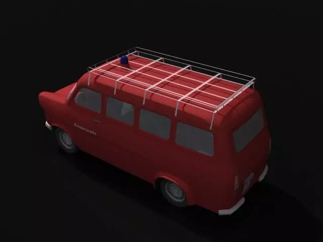 Fire Truck 3D model_0
