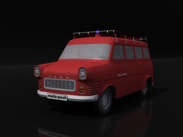 Fire Truck 3D model_2