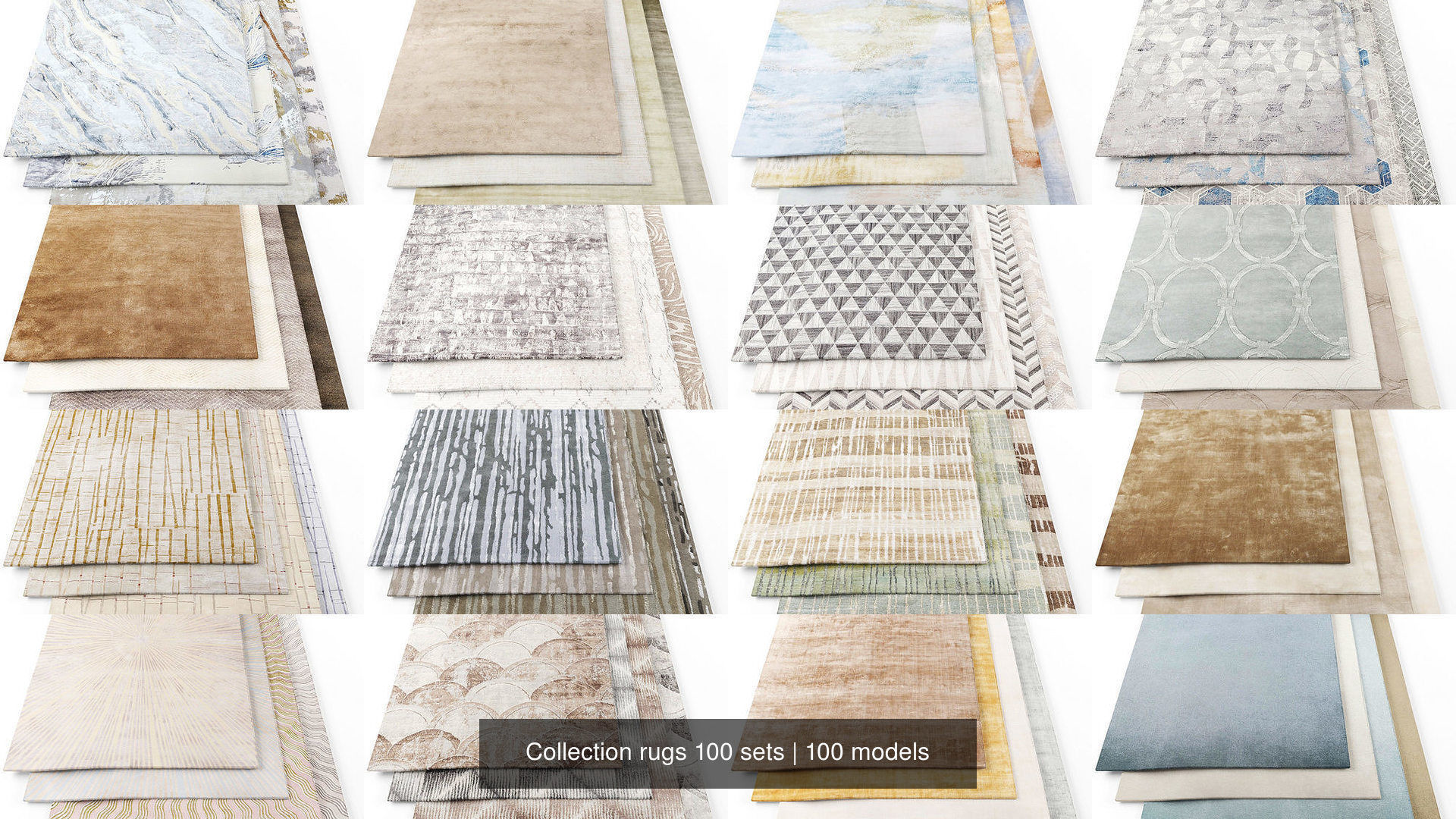 Collection rugs 100 sets _6