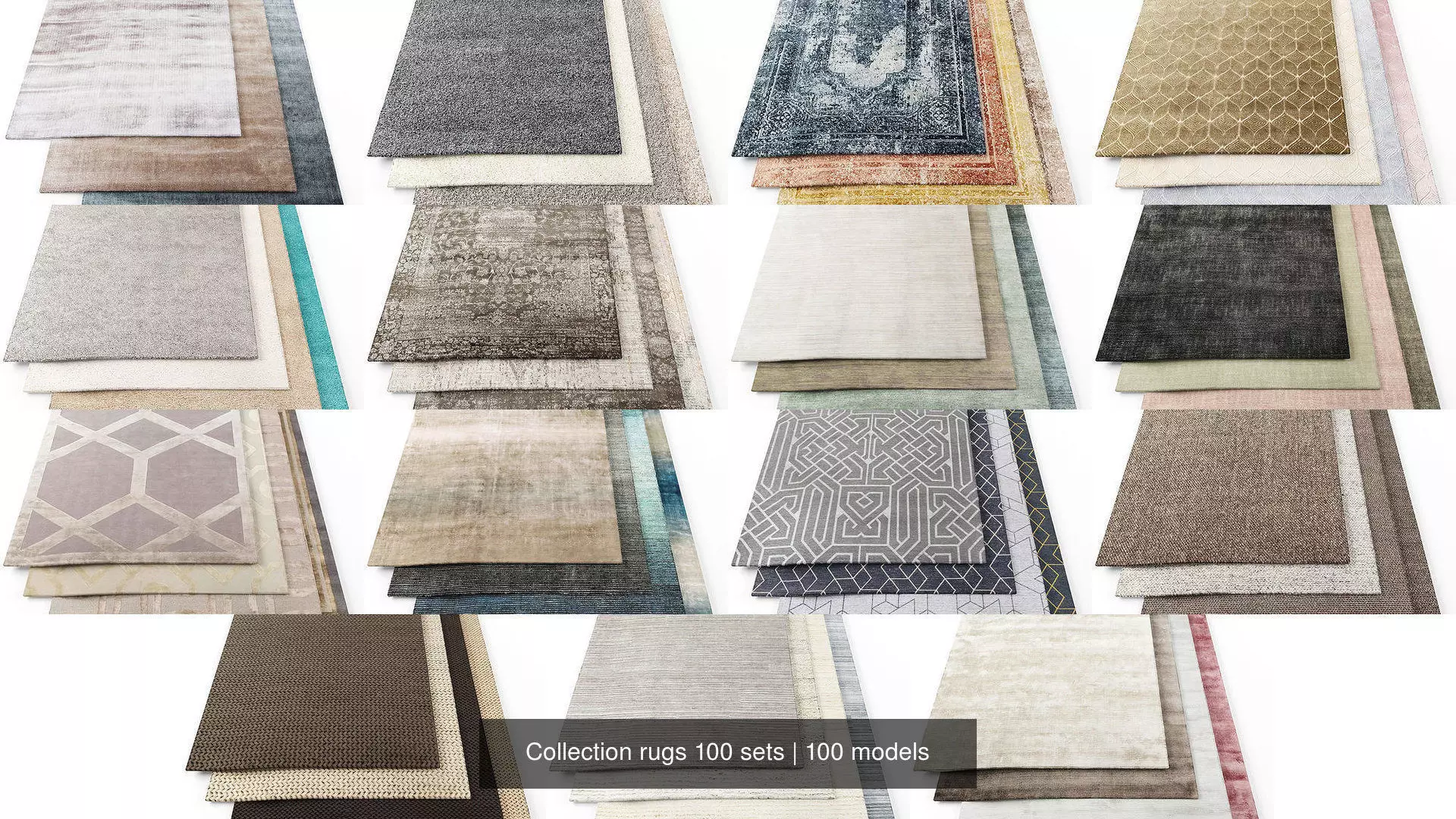 Collection rugs 100 sets _0