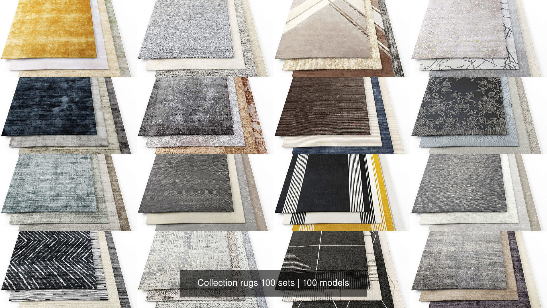 Collection rugs 100 sets _8