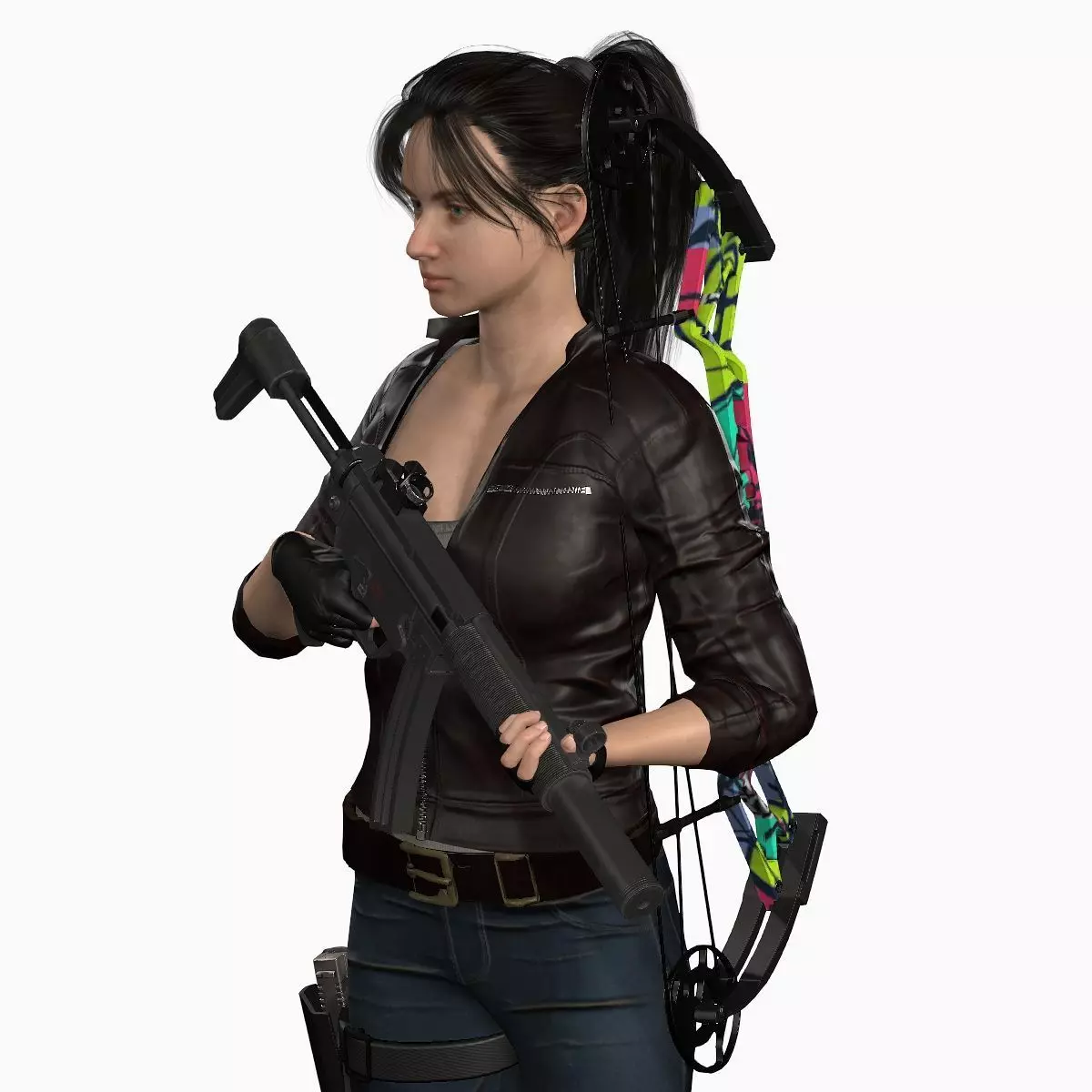 Survivor girl 3D model