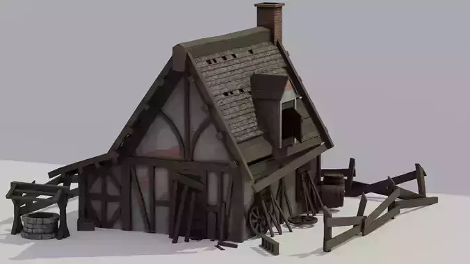 Broken Medieval House