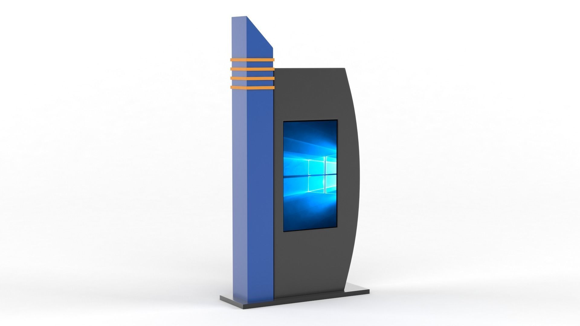Electronic Kiosk 3D model_6