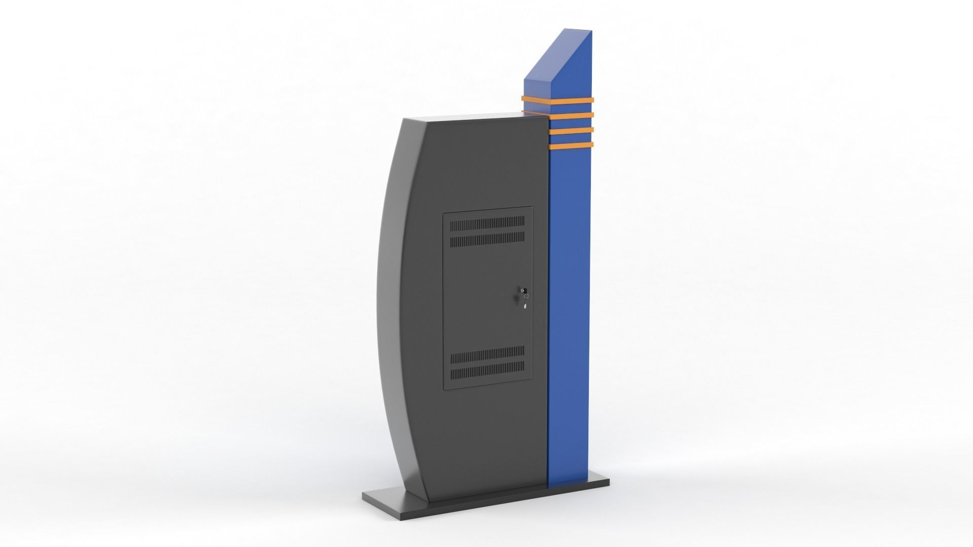 Electronic Kiosk 3D model_4
