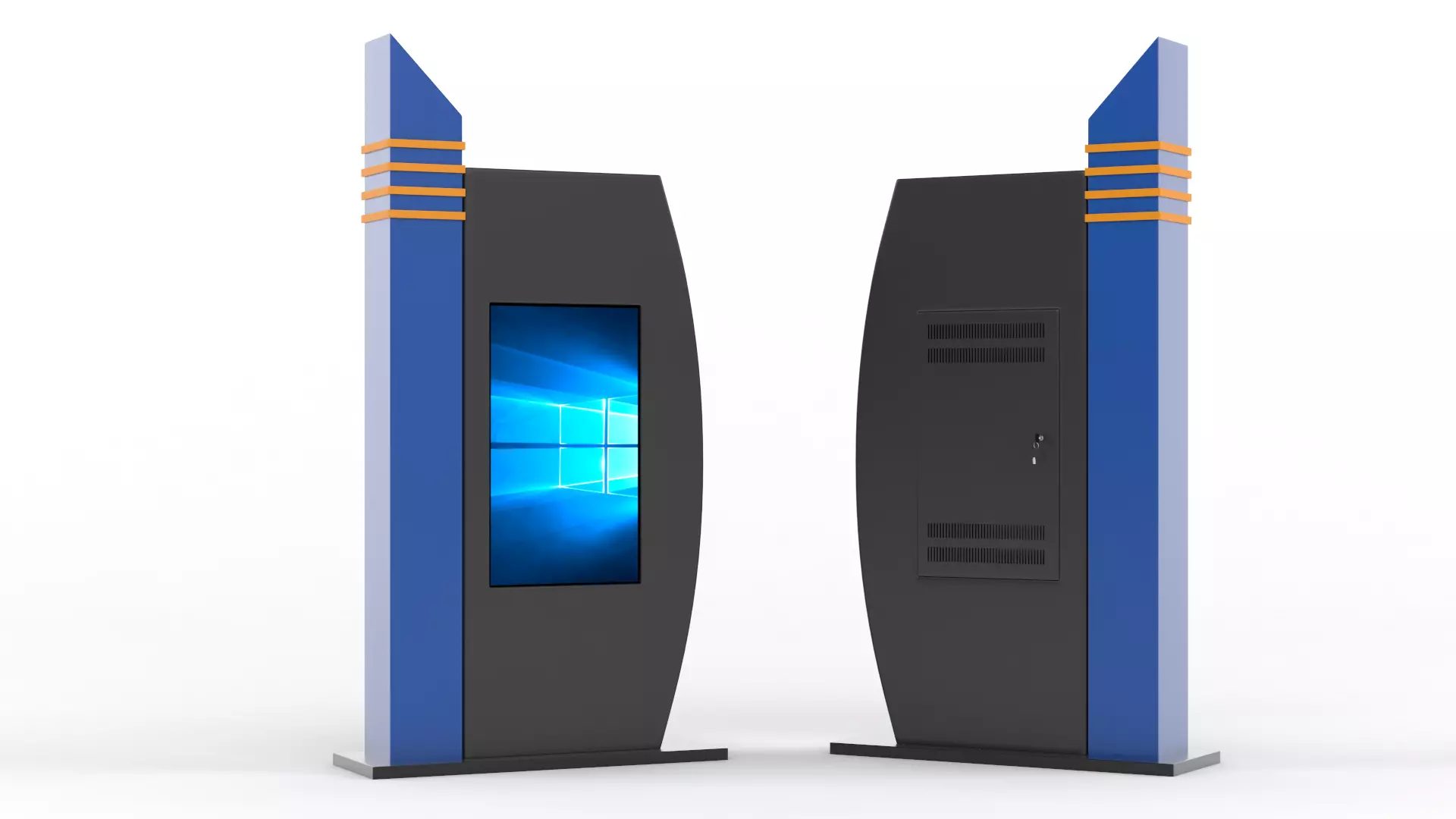 Electronic Kiosk 3D model_0