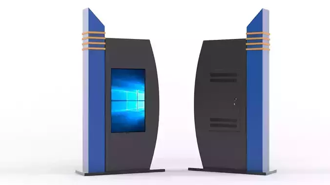 Electronic Kiosk 3D model