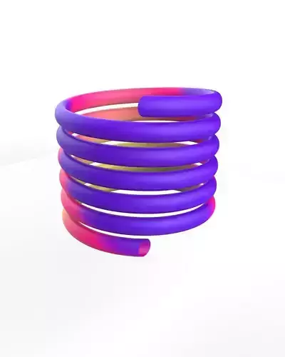Straw spiral ring