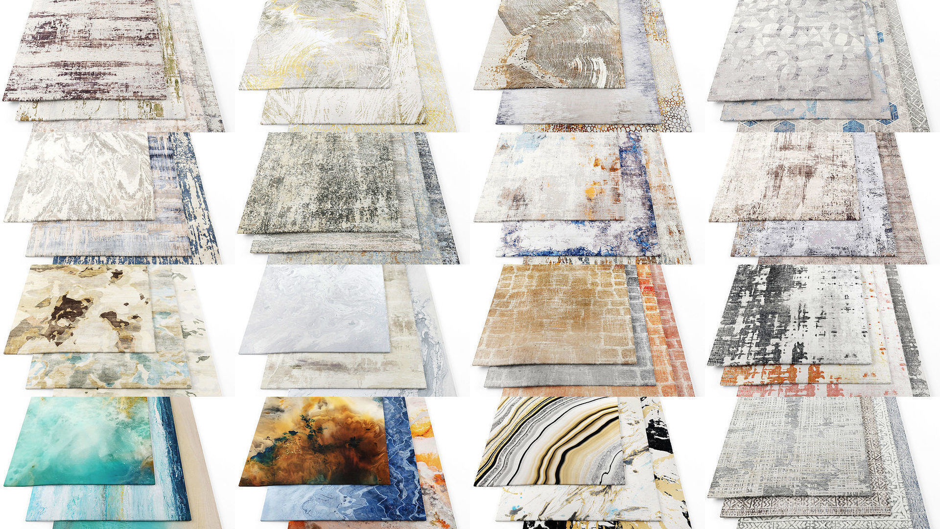 ethnic style carpet collection 100 sets _9