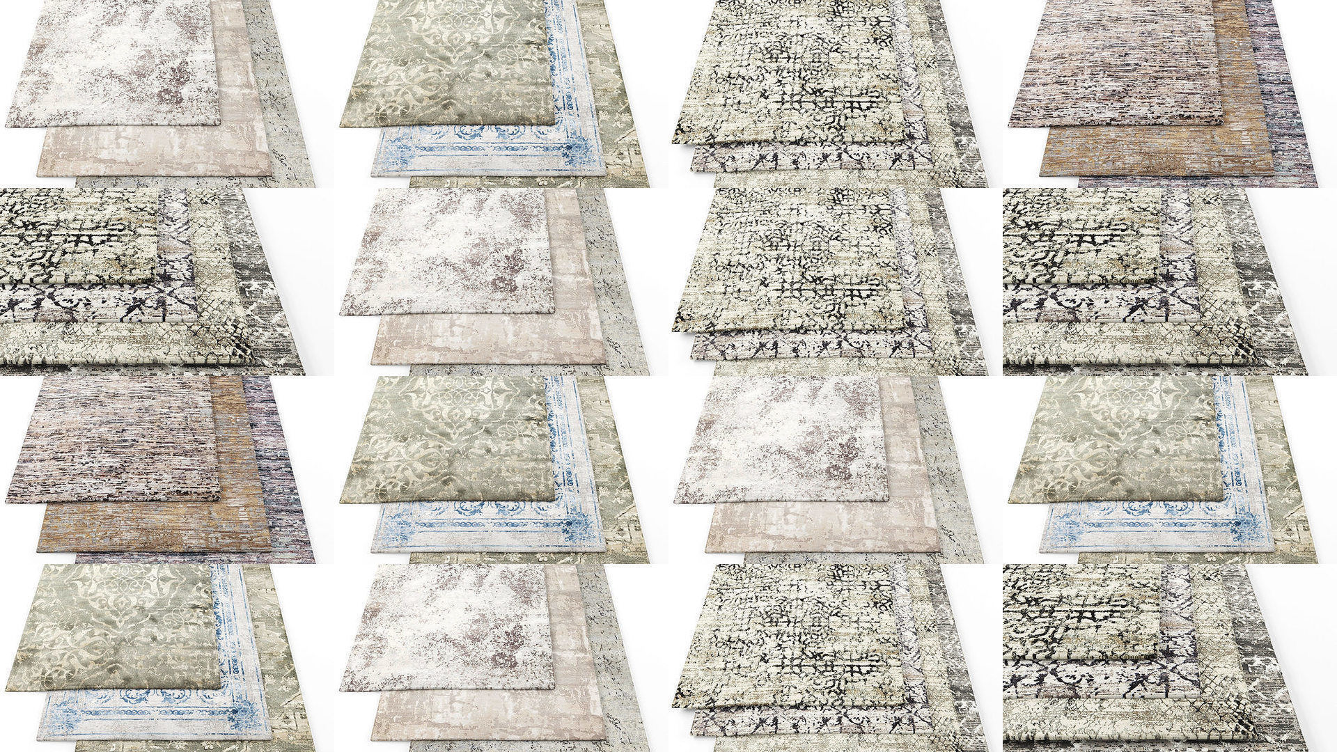 ethnic style carpet collection 100 sets _11