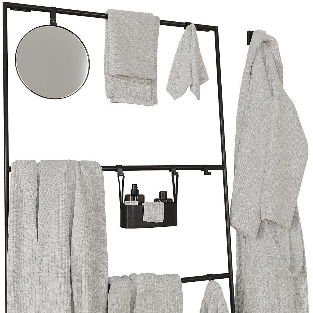 Decorative bathroom set 201 3D model_7