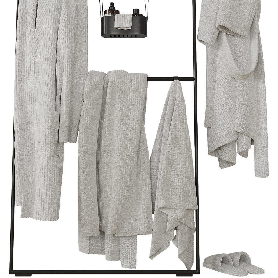 Decorative bathroom set 201 3D model_3