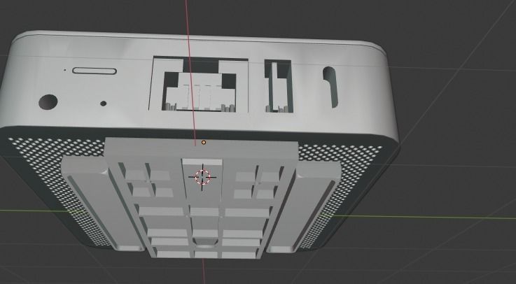 MIFI Router Low-poly 3D model_1