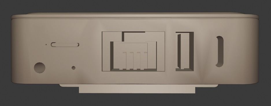 MIFI Router Low-poly 3D model_2