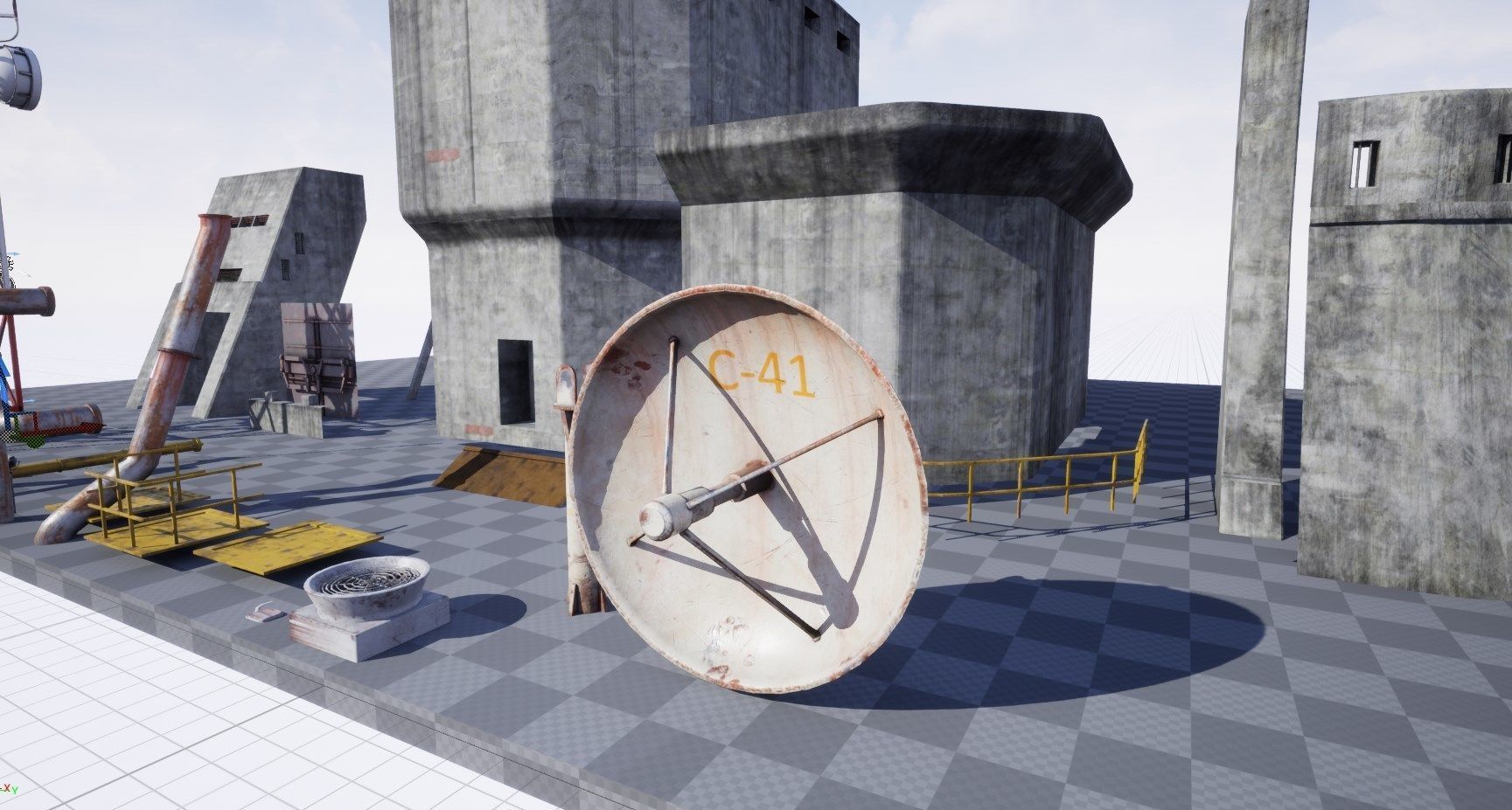 Fortress Modular Game Environment Low-poly 3D model_5