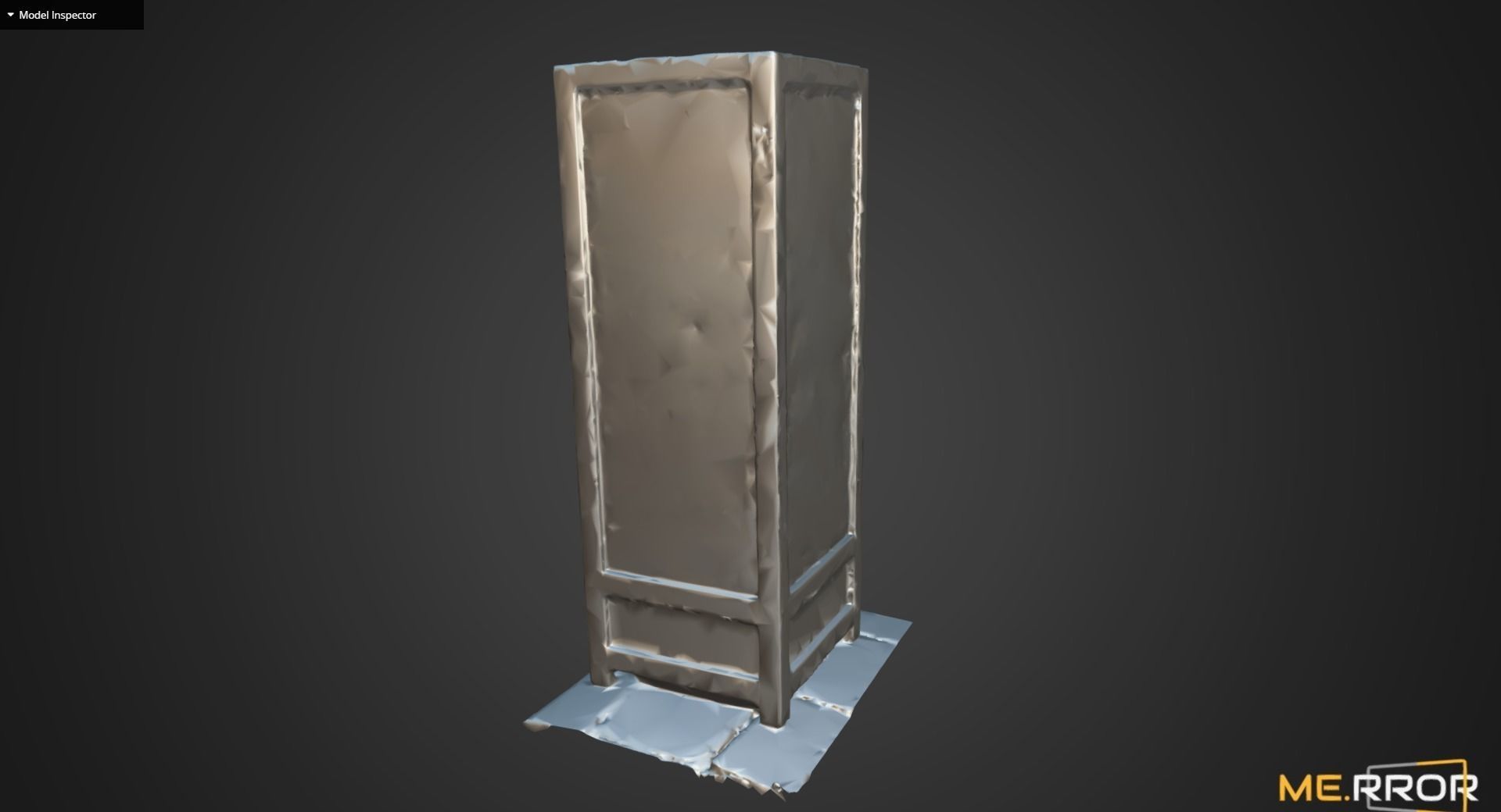 Japanese Standing Sign 3D model_8