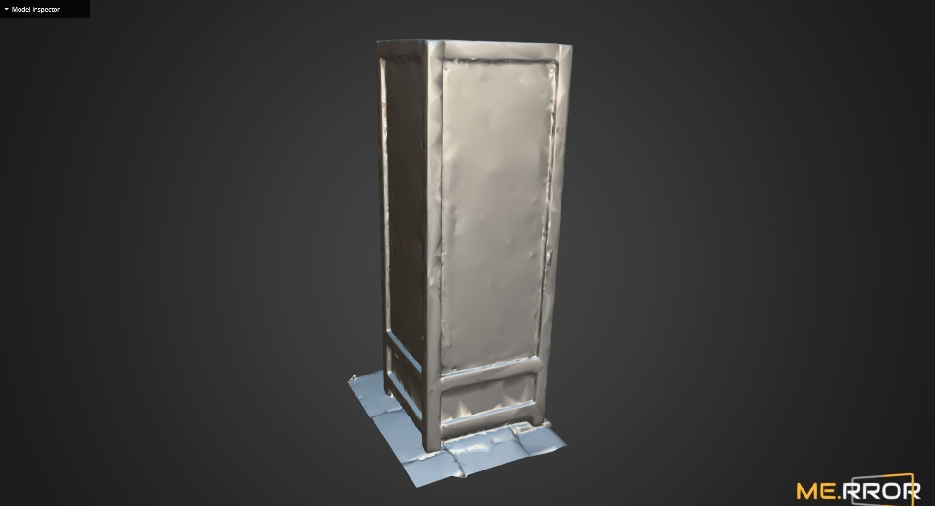 Japanese Standing Sign 3D model_9