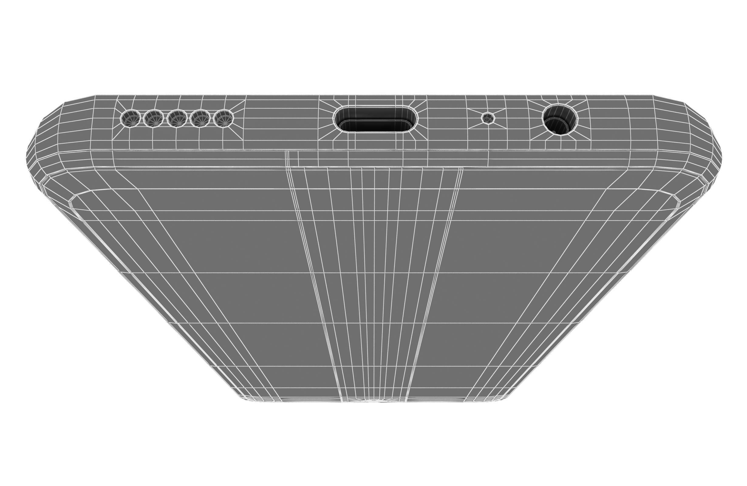 Honor X7A Black Low-poly 3D model_25