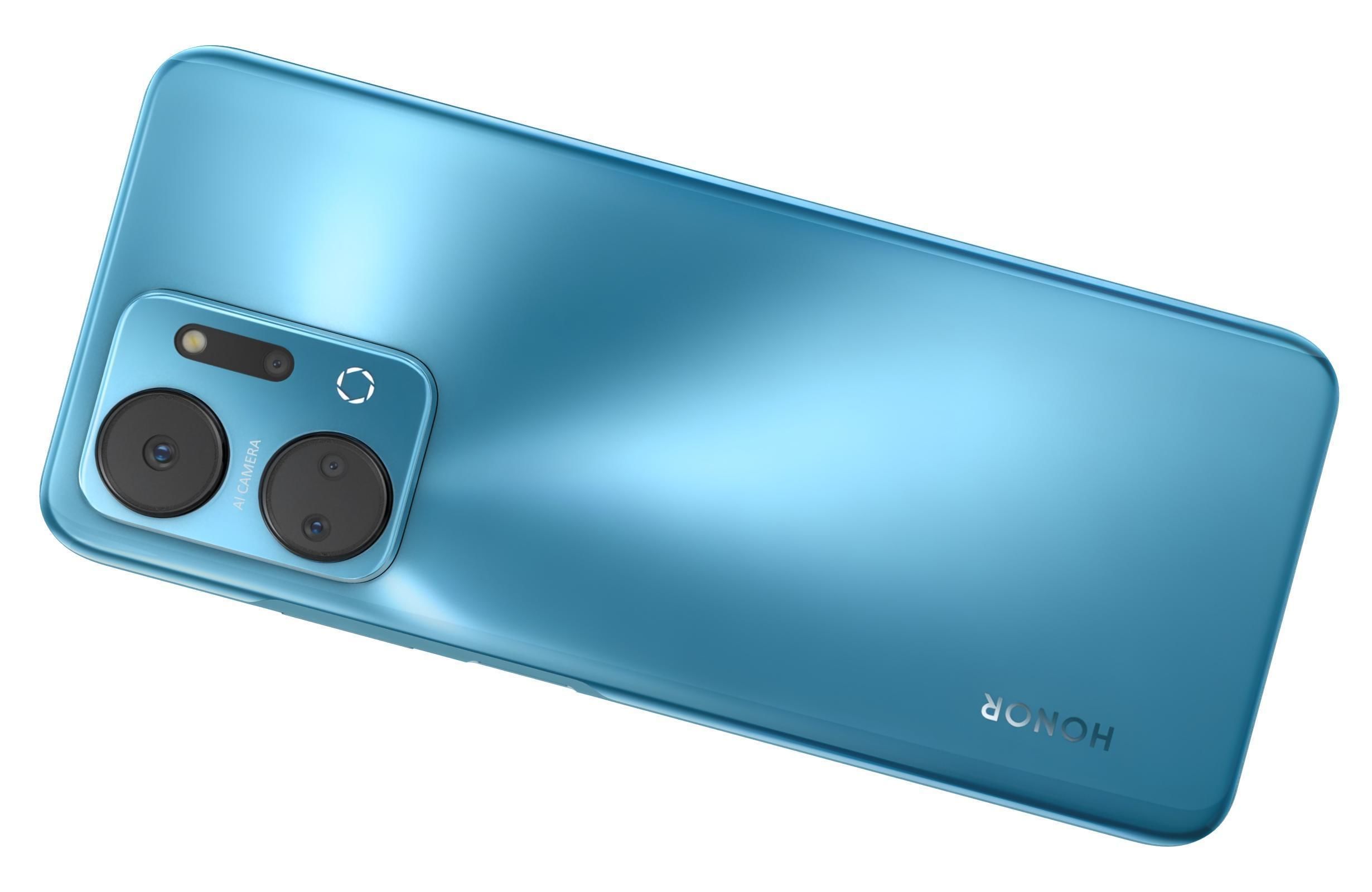 Honor X7A Blue Low-poly 3D model_11