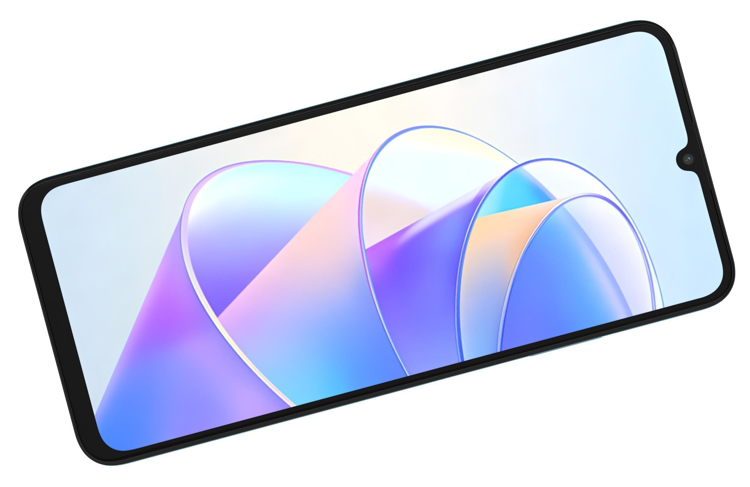 Honor X7A Blue Low-poly 3D model_10