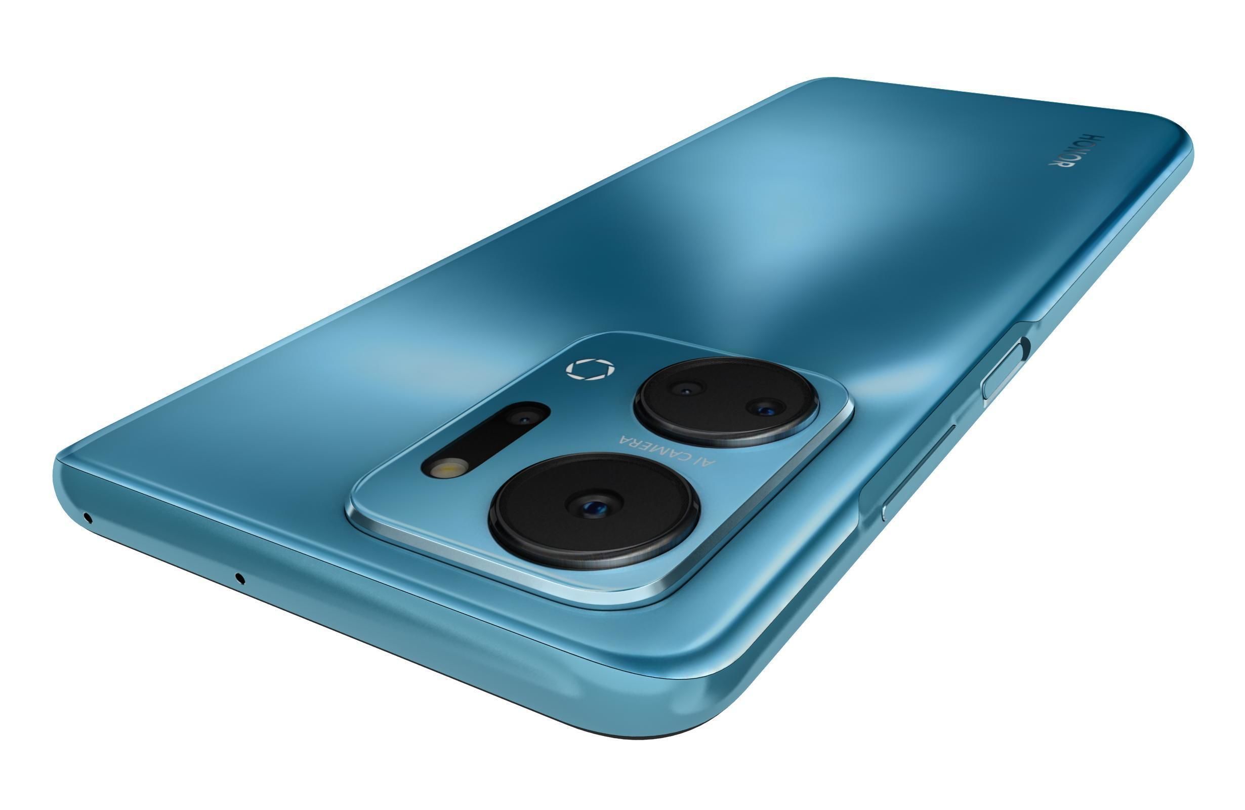 Honor X7A Blue Low-poly 3D model_15